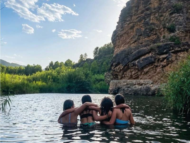 Piscinas Naturales Río Mijares, Casa Rural Mijares, Ribesalbes, Castellón.