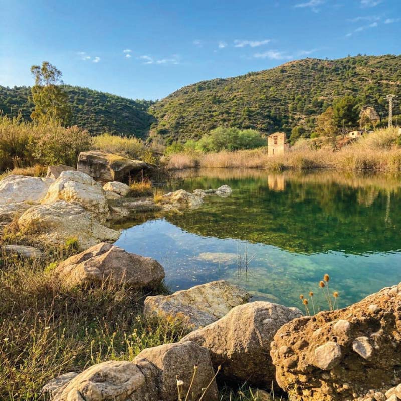 Piscinas Naturales y Kayak en el Río Mijares, Casa Rural Mijares, Ribesalbes, Castellón.