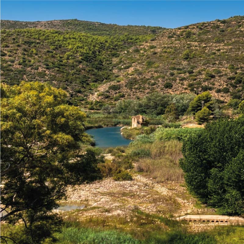 Piscinas Naturales y Kayak en el Río Mijares, Casa Rural Mijares, Ribesalbes, Castellón.